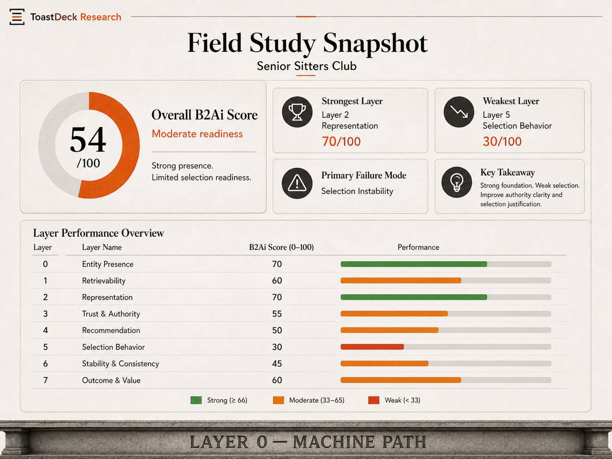 Field Study Snapshot: Senior Sitters Club — ToastDeck Research